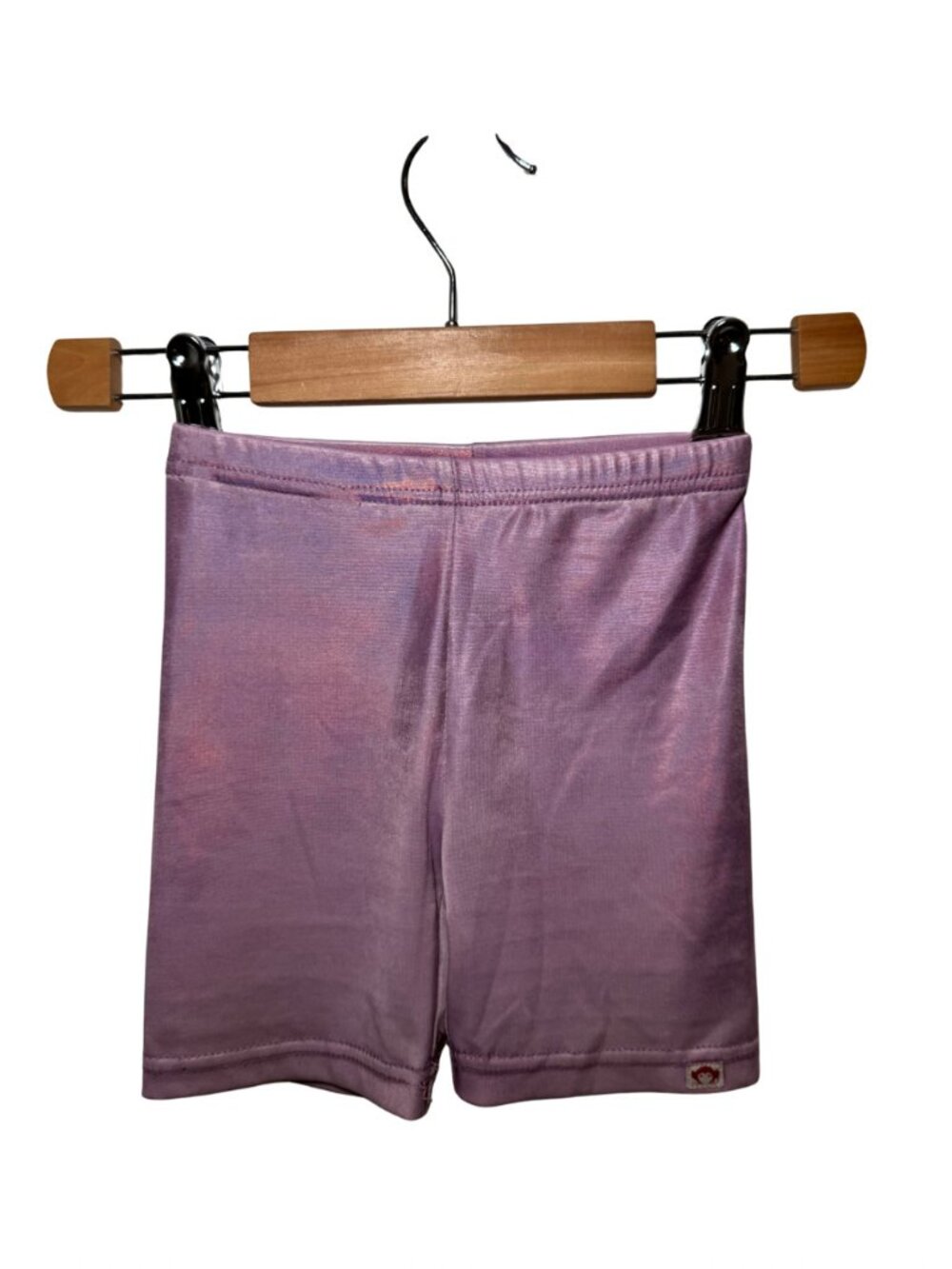 Appaman Lilac Metallic Shimmer Bike Shorts 4